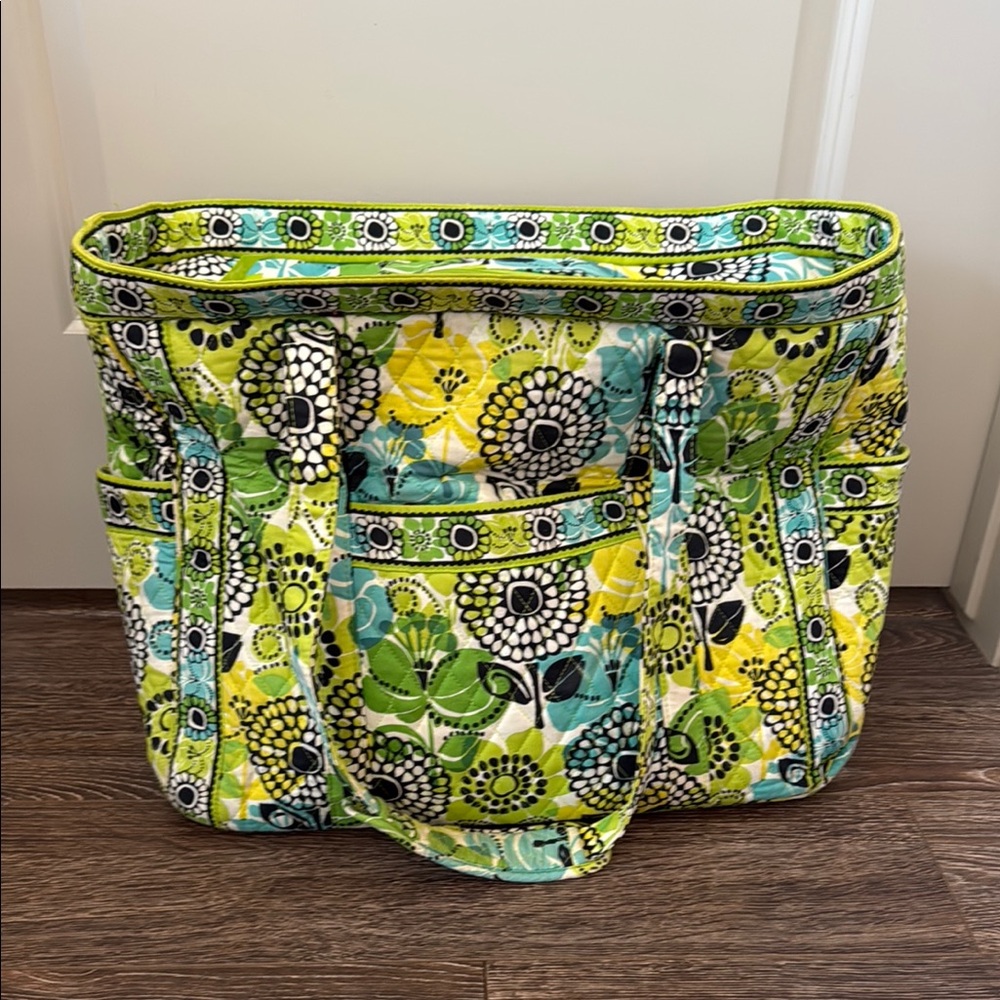 Vera Bradley - Lime’s Up Travel Bag - Green, Yellow, Blue